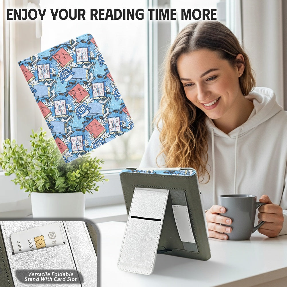 Hockey romance PU cover for Kindle 11th 12th gen and coloursoft