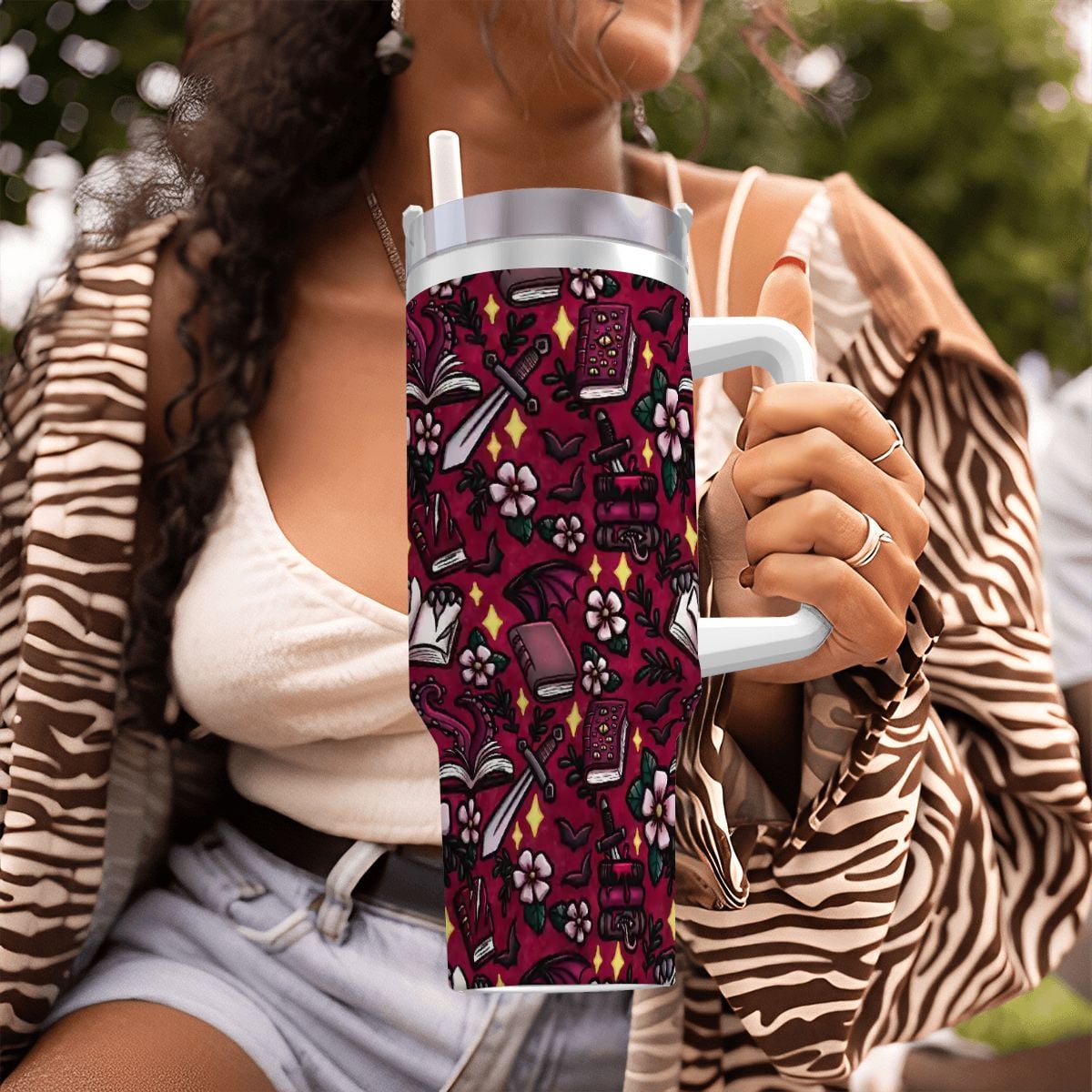 Monster lover omegaverse bookish 40oz travel mug