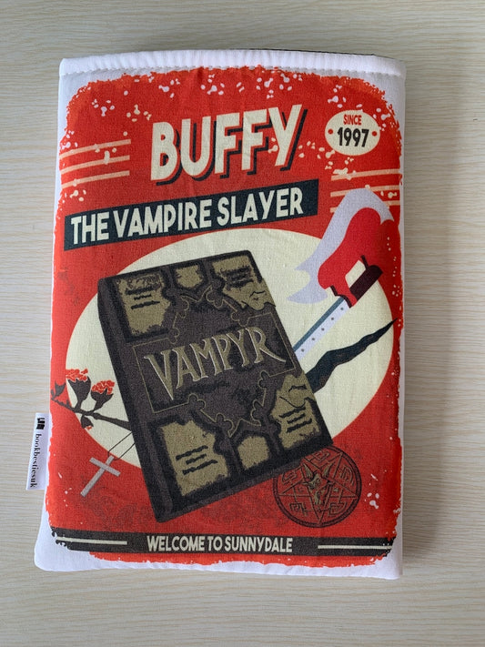 Vampire slayer poster bookish book sleeve book jacket booksleeve