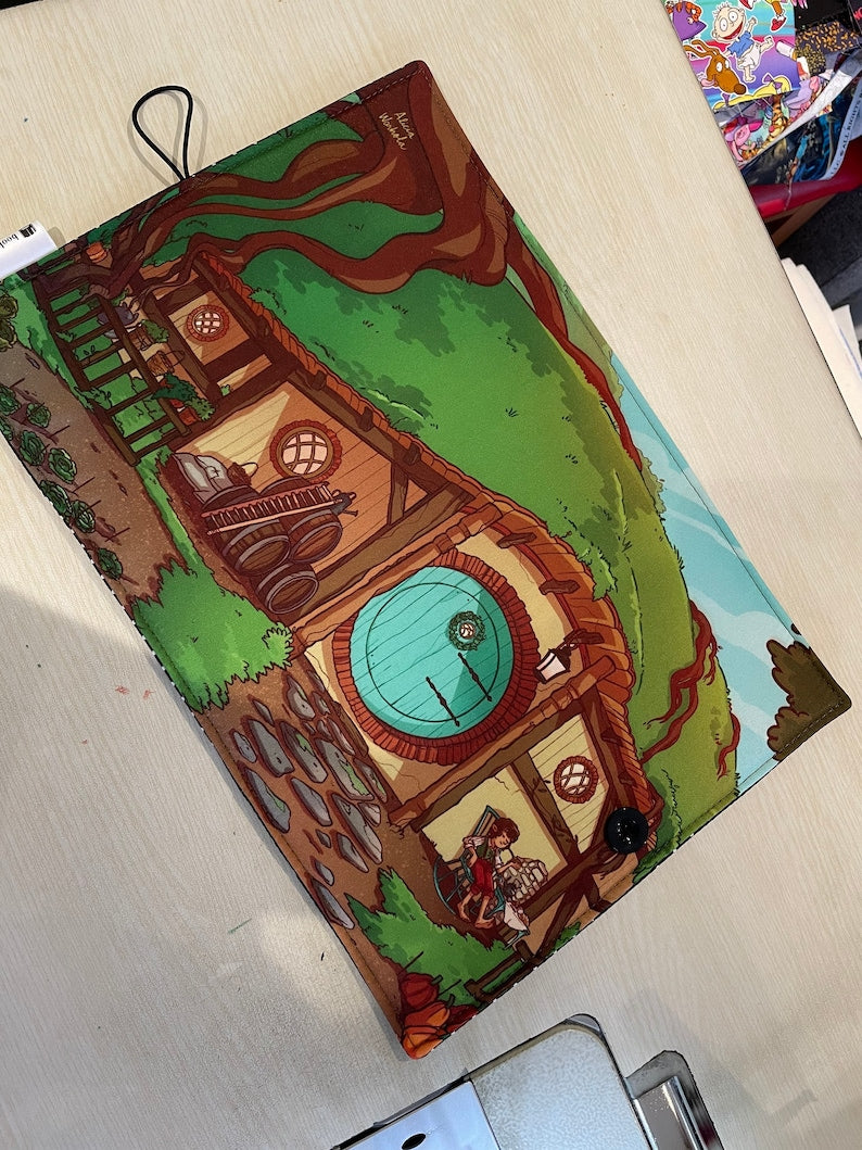 Cartoon hobbit bookish book sleeve book jacket booksleeve
