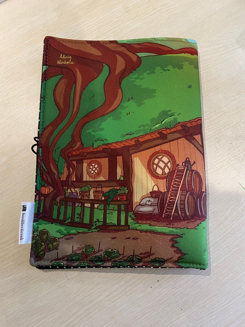 Cartoon hobbit bookish book sleeve book jacket booksleeve