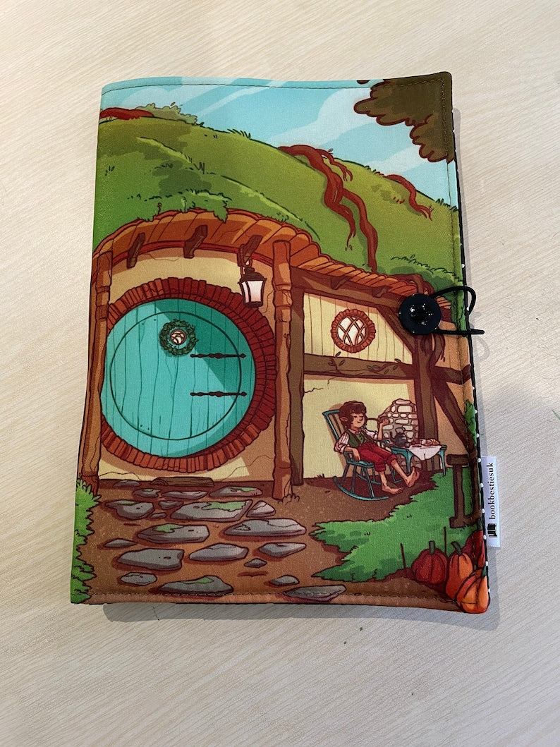 Cartoon hobbit bookish book sleeve book jacket booksleeve