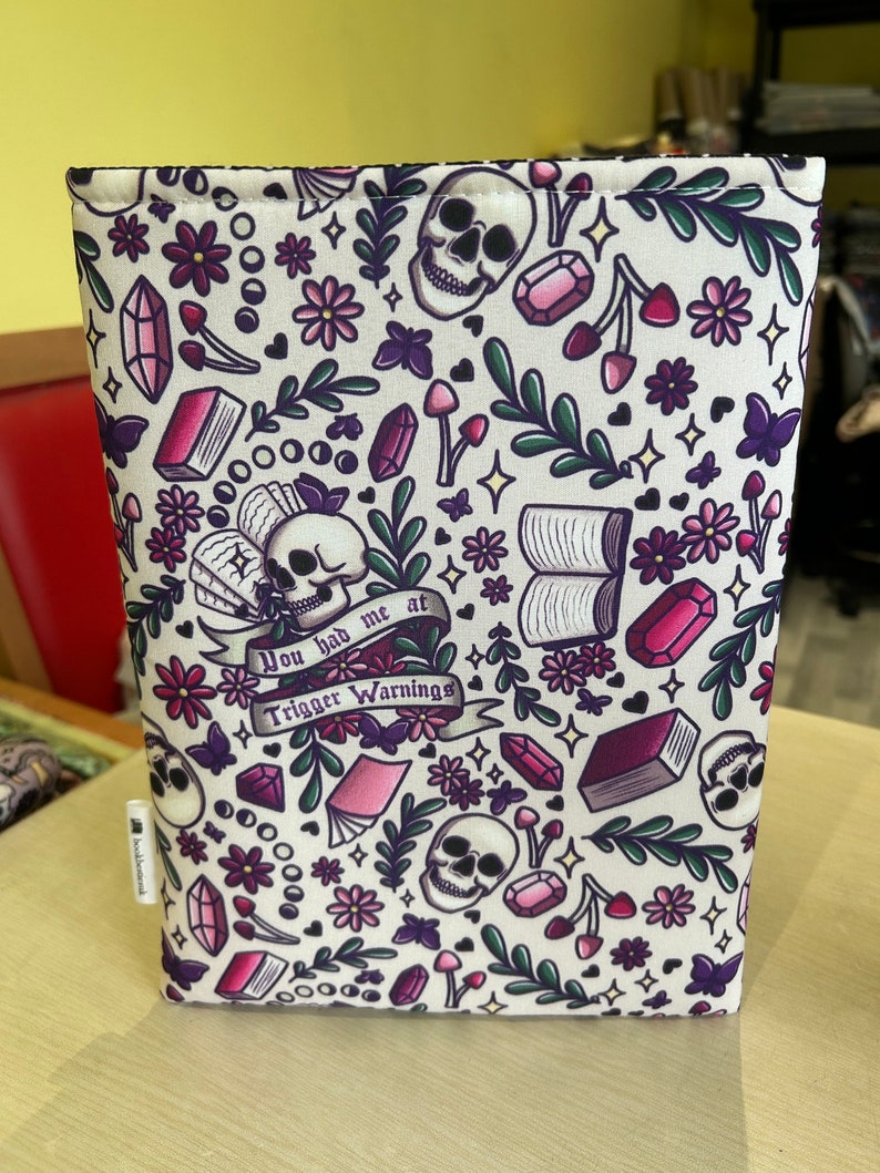 You had me at trigger warning bookish book sleeve book jacket booksleeve