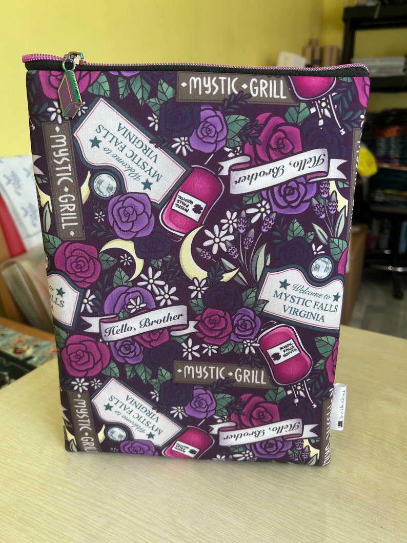 Mystic falls bookish book sleeve book jacket booksleeve