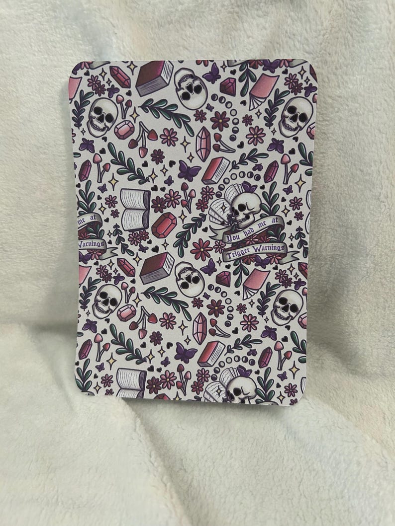 You had me at trigger warnings kindle insert for clear case