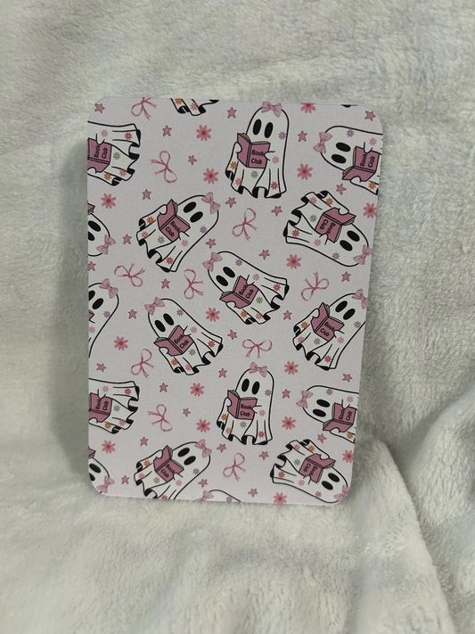 Baby pink book ghost club kindle insert for clear case