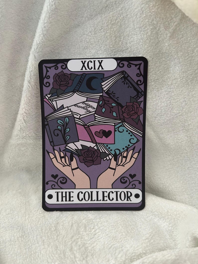 The collector tarot style kindle insert for clear case