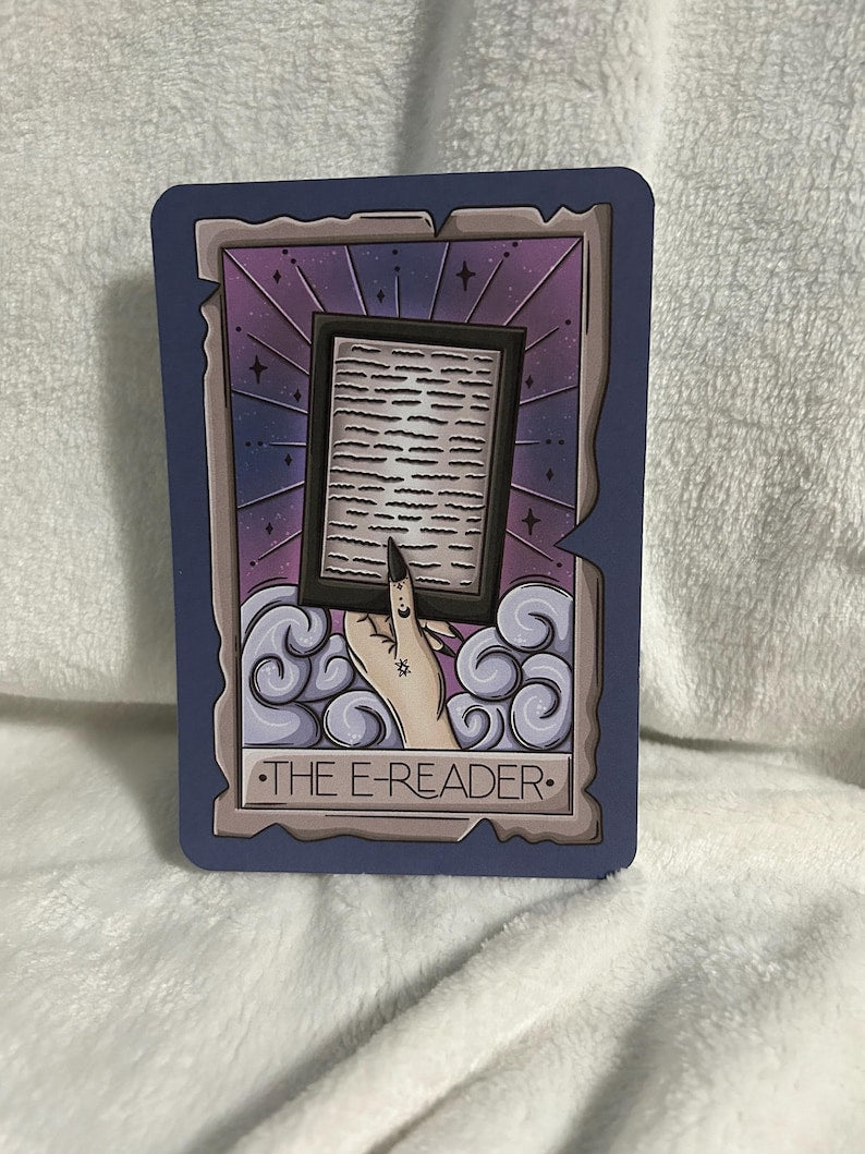 The e-reader tarot kindle insert for clear case