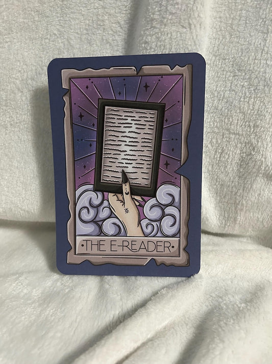The e-reader tarot kindle insert for clear case