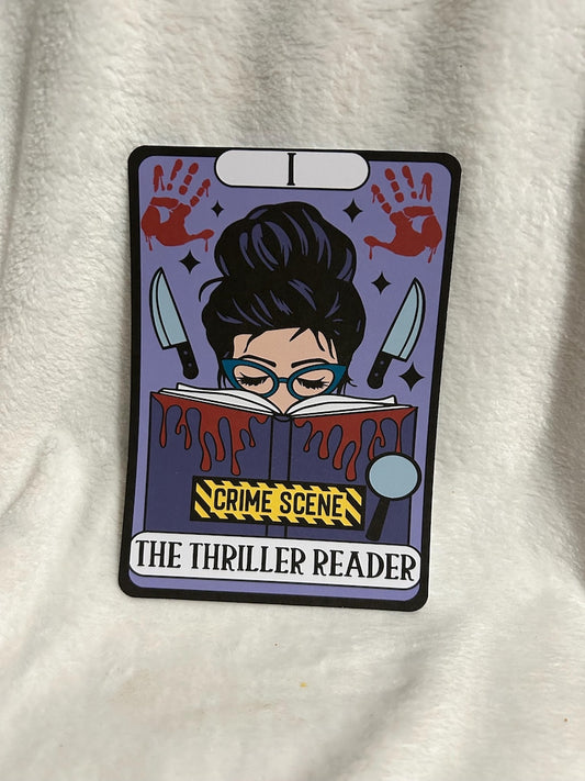 The thriller reader tarot style kindle insert for clear case