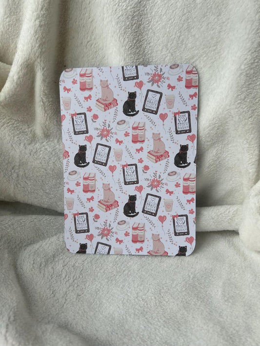 Love cats and kindles kindle insert for clear case