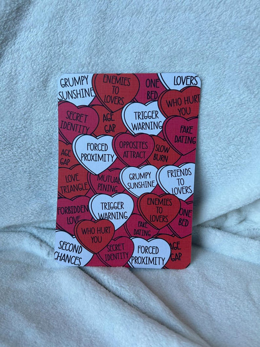 Trope hearts kindle insert for clear case