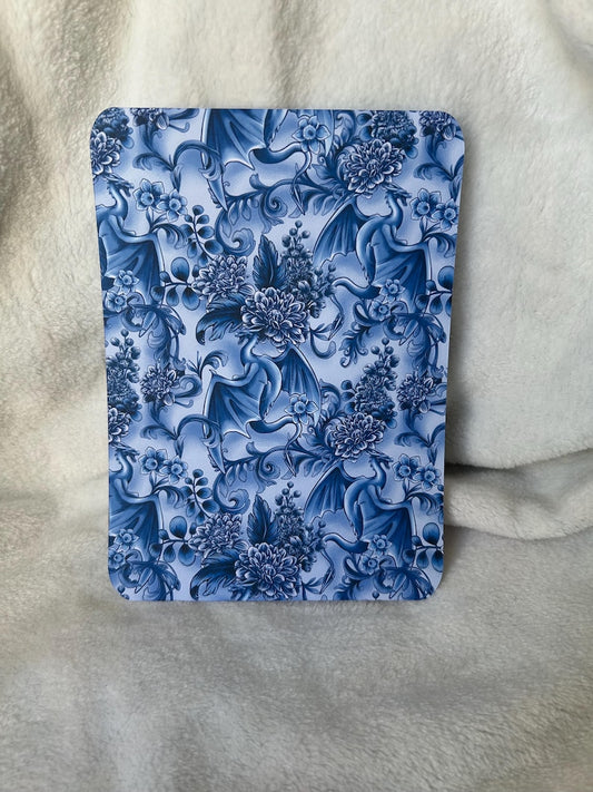 Porcelain dragon romantasy kindle insert for clear case