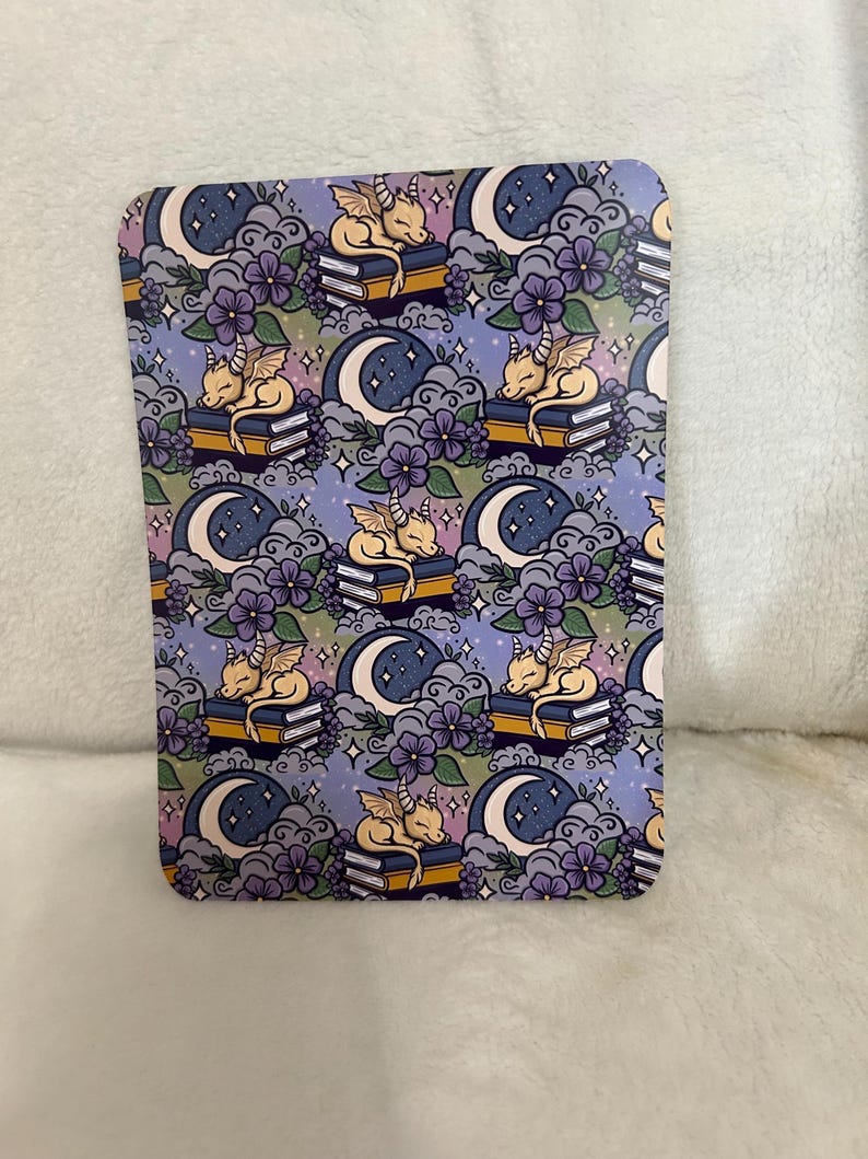 Sleeping gold book dragon kindle insert for clear case