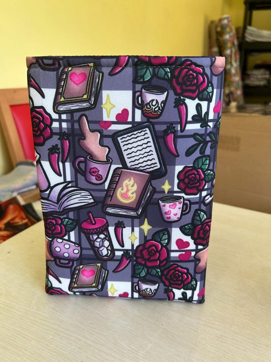 Smut and coffee bookish book sleeve book jacket booksleeve