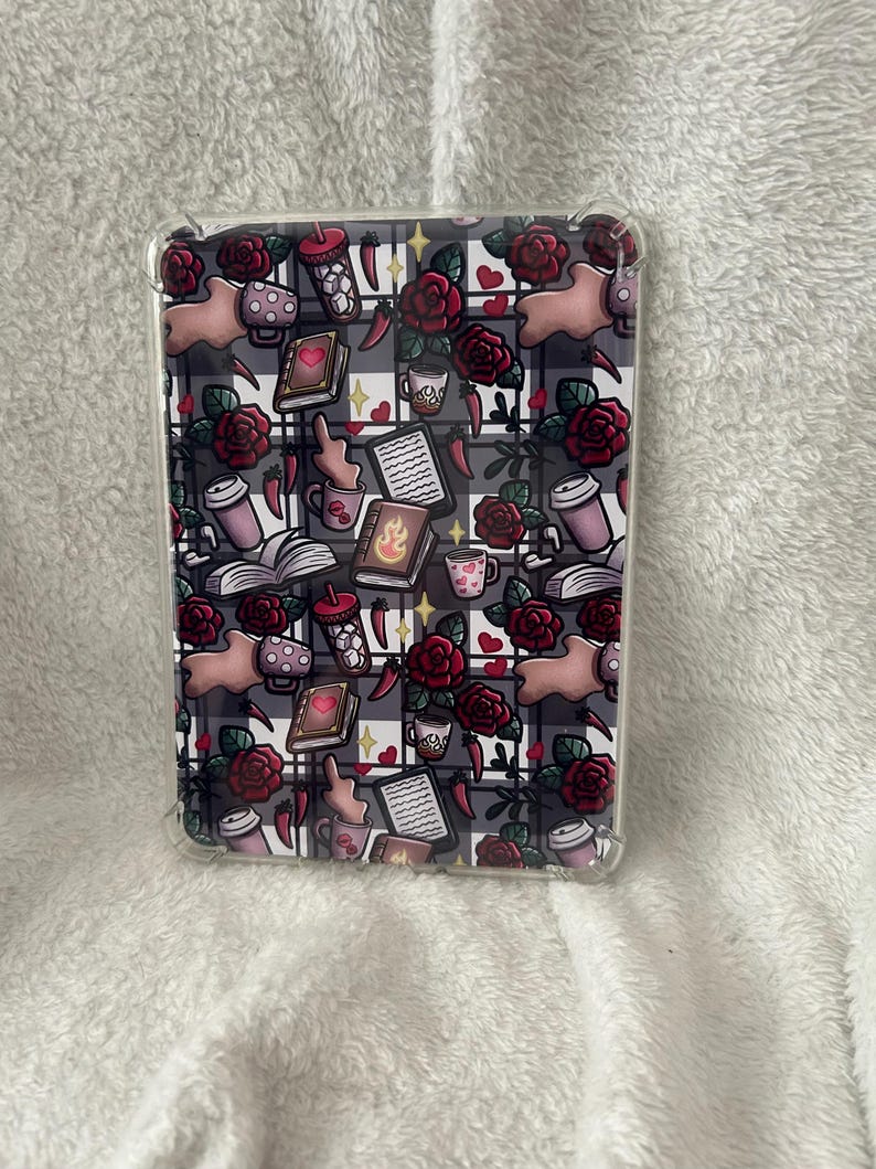 Smut and coffee kindle insert for clear case