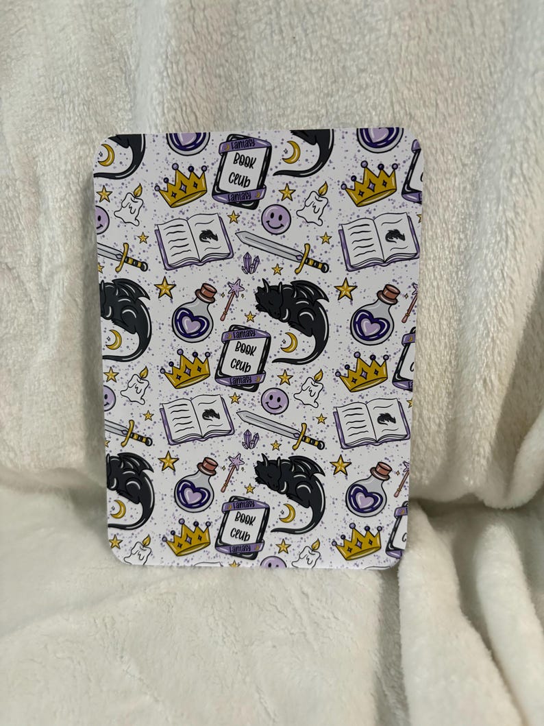 Romantasy book club kindle insert for clear case