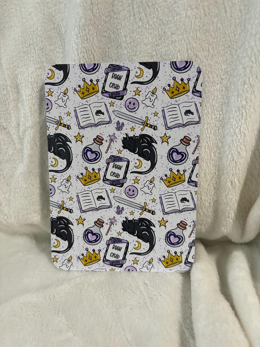 Romantasy book club kindle insert for clear case