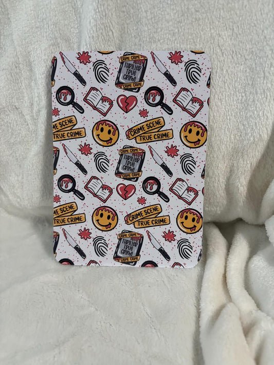 True crime lover kindle insert for clear case