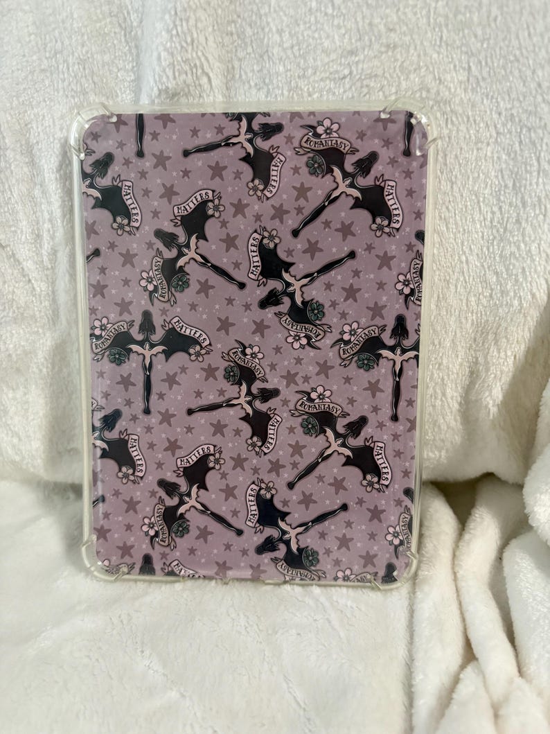 Romantasy matters flying dragons kindle insert for clear case
