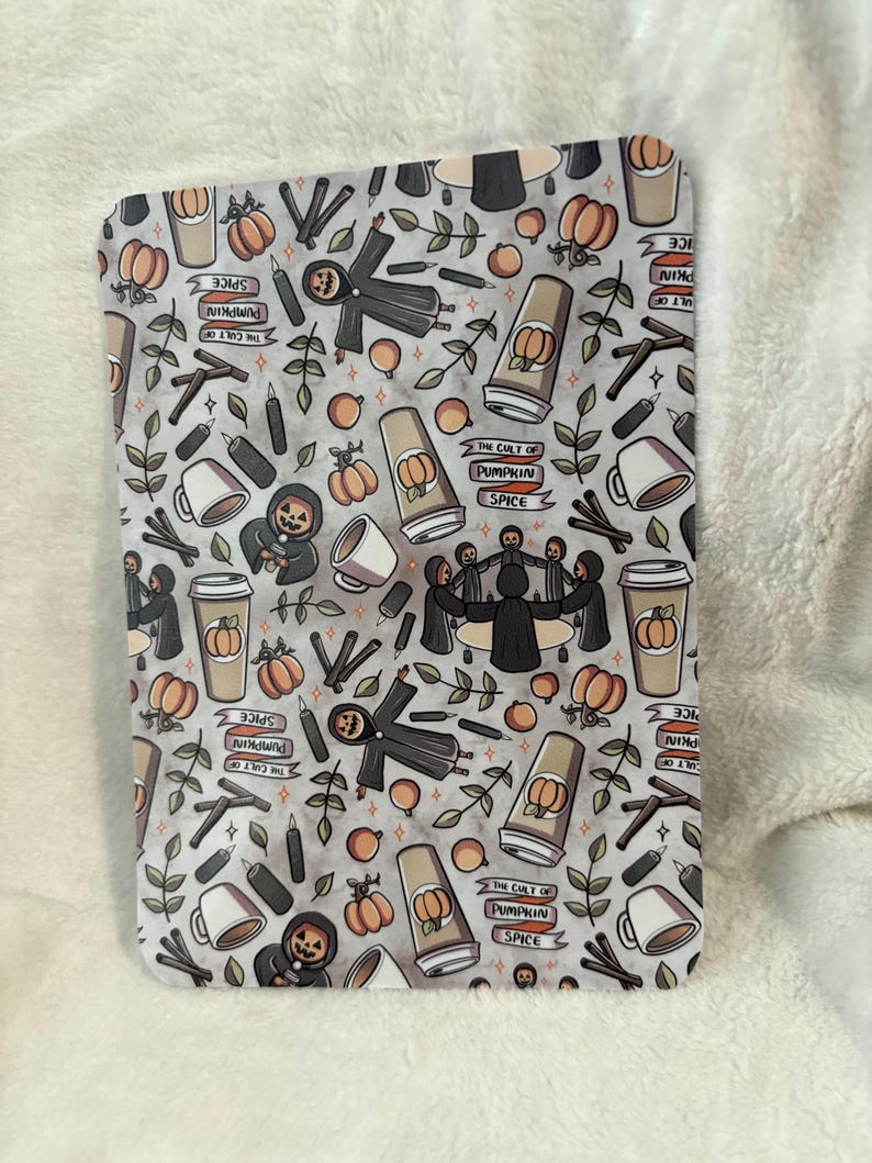 Cult of pumpkin spice kindle insert for clear case