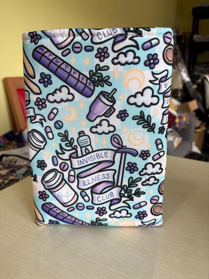 Invisible illness bookish book sleeve book jacket booksleeve