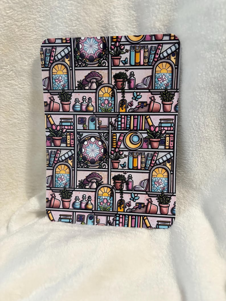 Fairy bookshelf kindle insert for clear case
