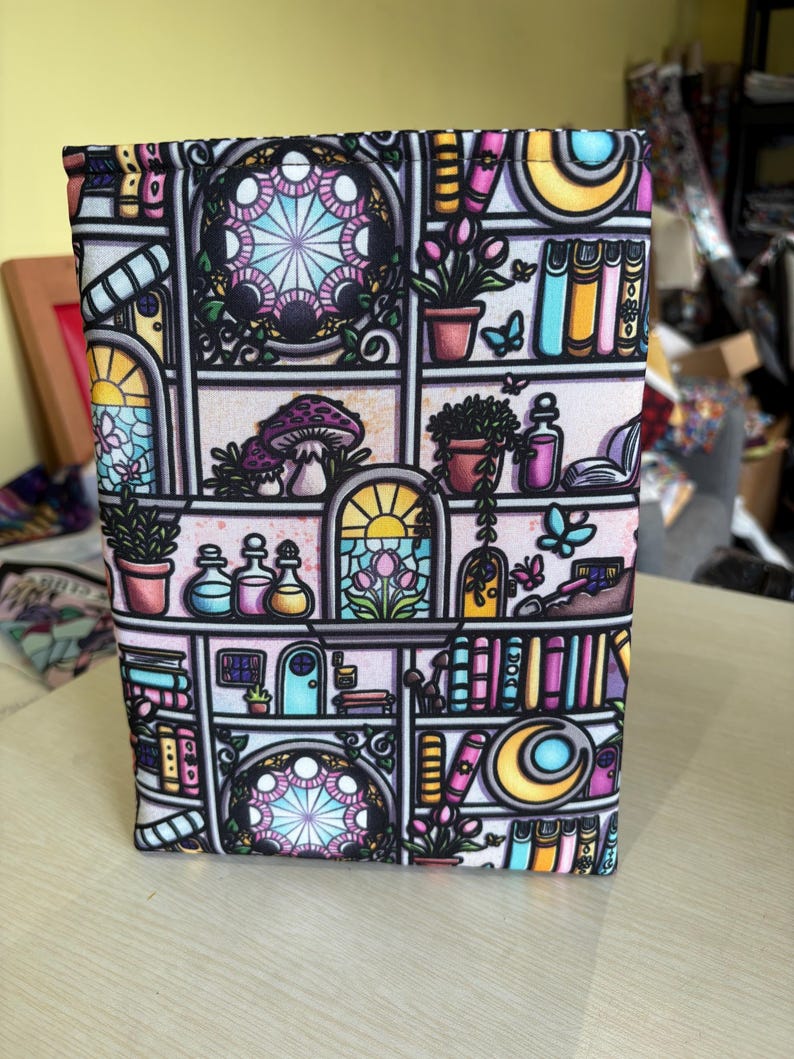 Magical fairy bookshelf bookish book sleeve book jacket booksleeve