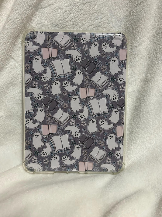 Cartoon book ghosts kindle insert for clear case