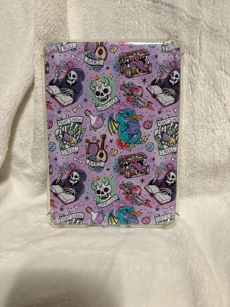 DnD Tats kindle insert for clear case