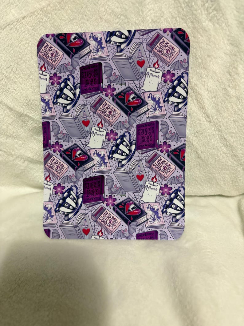 Lilac slow burn dark romance kindle insert for clear case