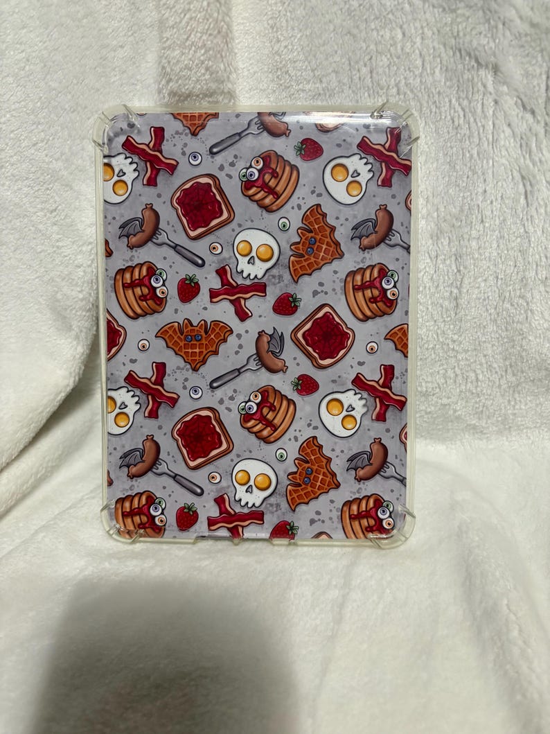 Spookfast spooky breakfast kindle insert for clear case