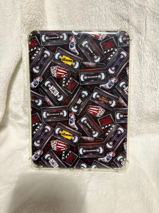 Scary movies retro VHS kindle insert for clear case