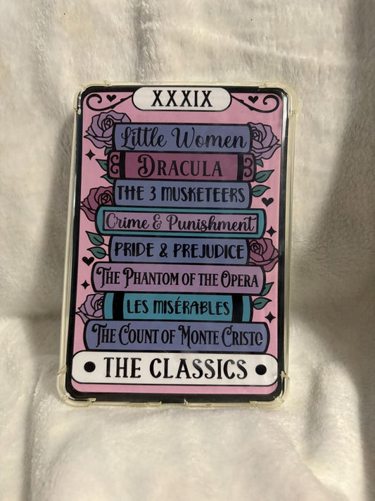 The classics tarot style kindle insert for clear case