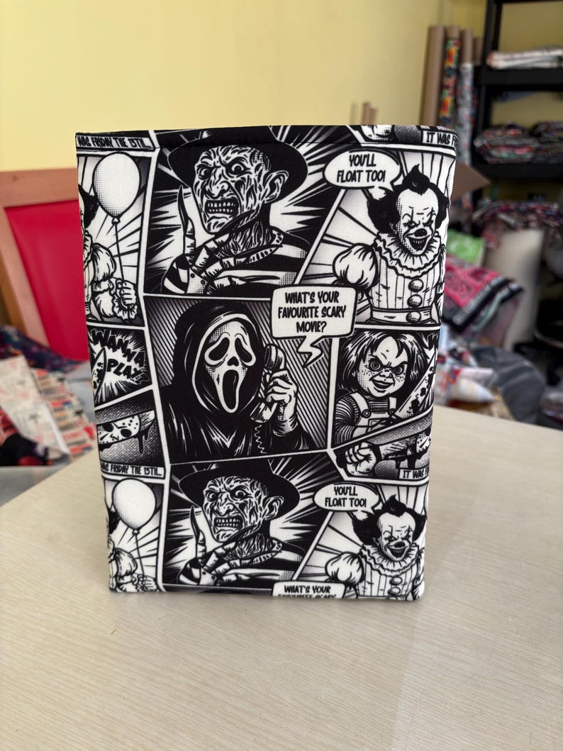 Horror comic book sleeve book jacket booksleeve