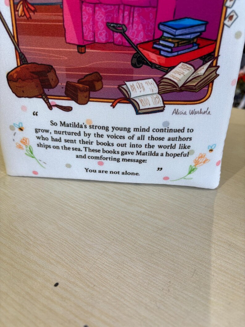 Matilda bookish book sleeve book jacket booksleeve