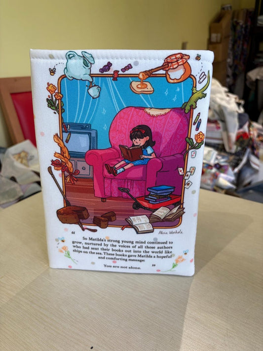 Matilda bookish book sleeve book jacket booksleeve
