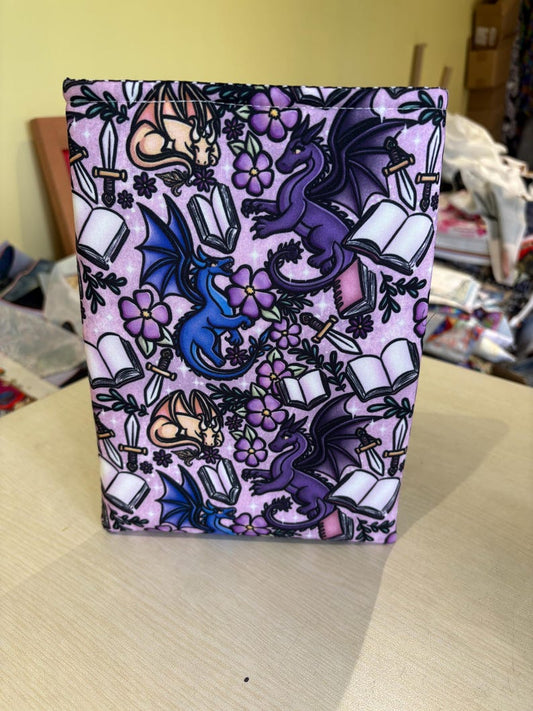 Dragon trio bookish book sleeve book jacket booksleeve