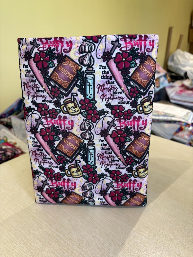 Slayer bookish book sleeve book jacket booksleeve