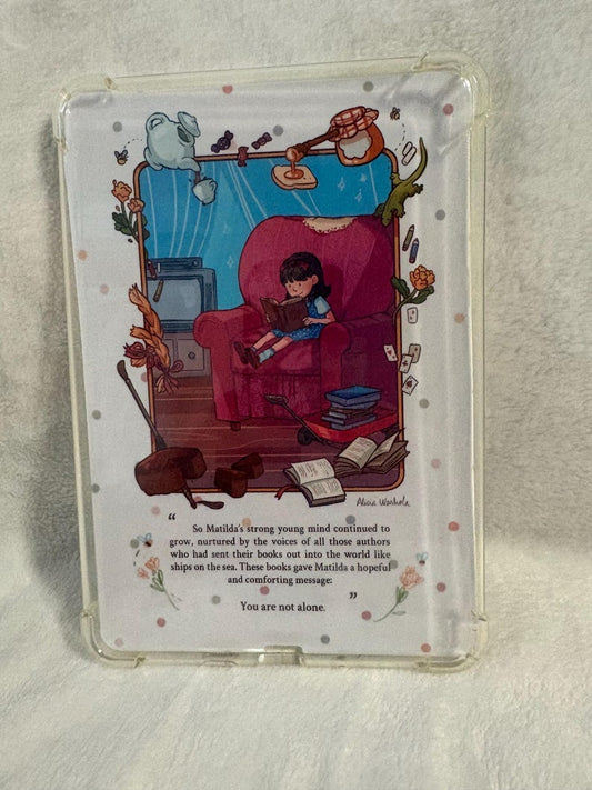 Matilda kindle insert for clear case