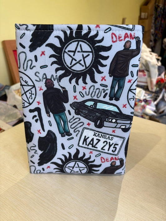 Kansas crayons supernatural bookish book sleeve book jacket booksleeve