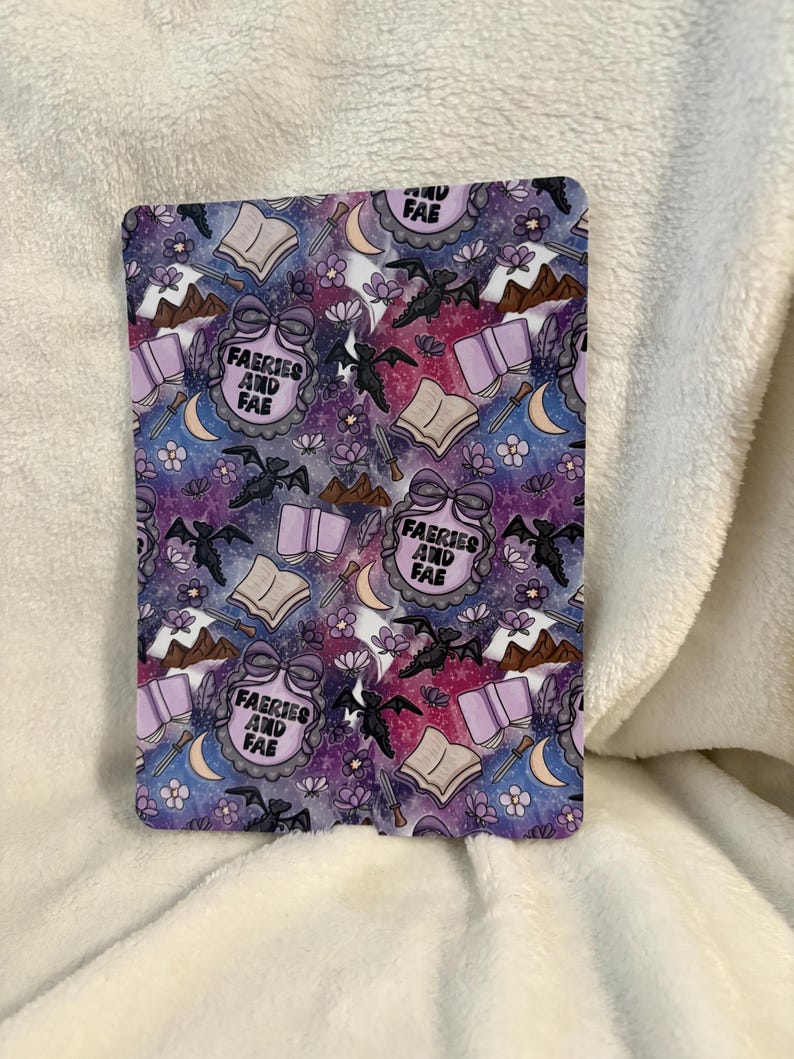 Faeries and fae kindle insert for clear case