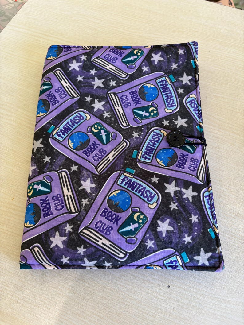 Fantasy book club bookish book sleeve book jacket booksleeve