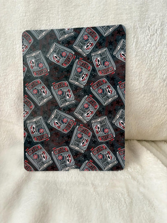 Horror book club kindle insert for clear case
