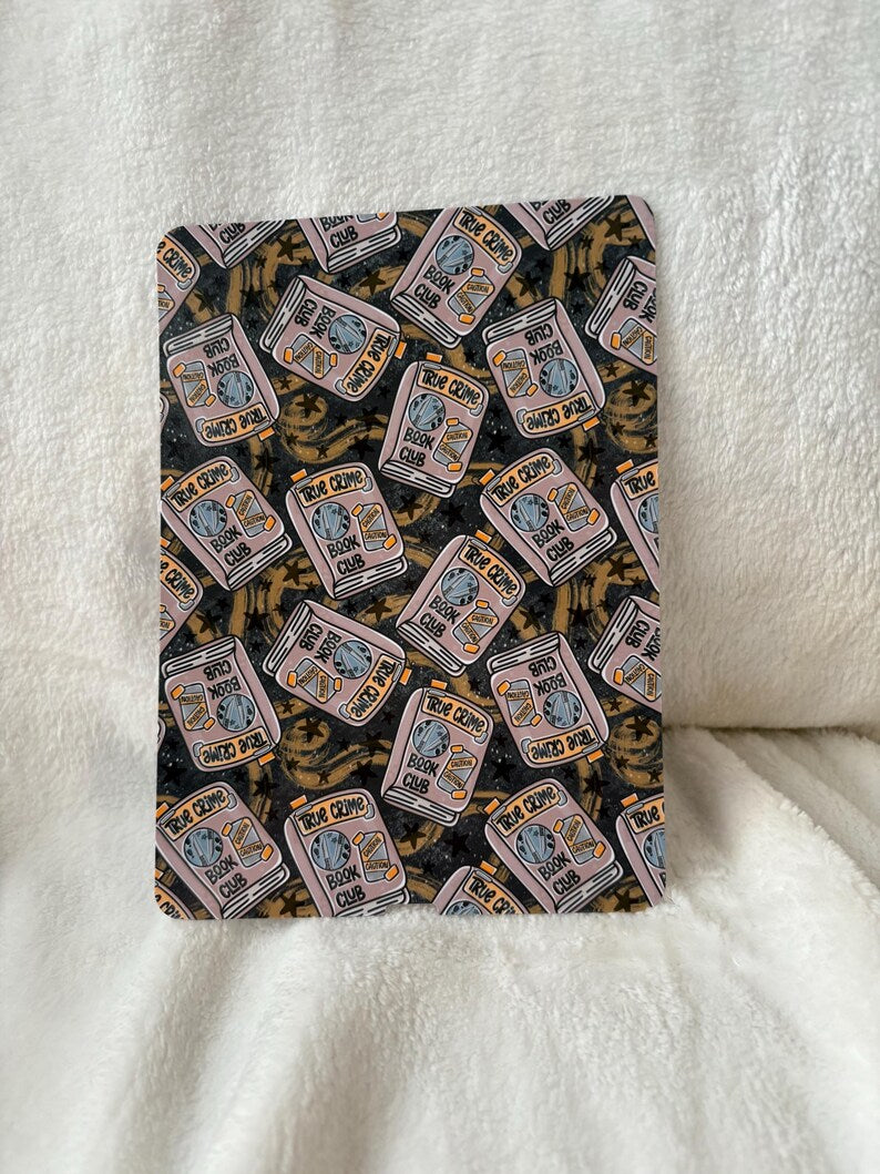 True crime book club kindle insert for clear case