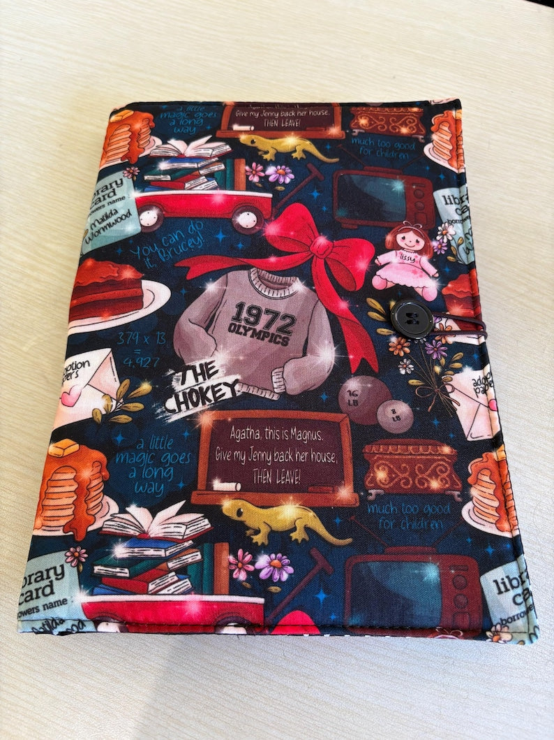Navy Matlida bookish book sleeve book jacket booksleeve