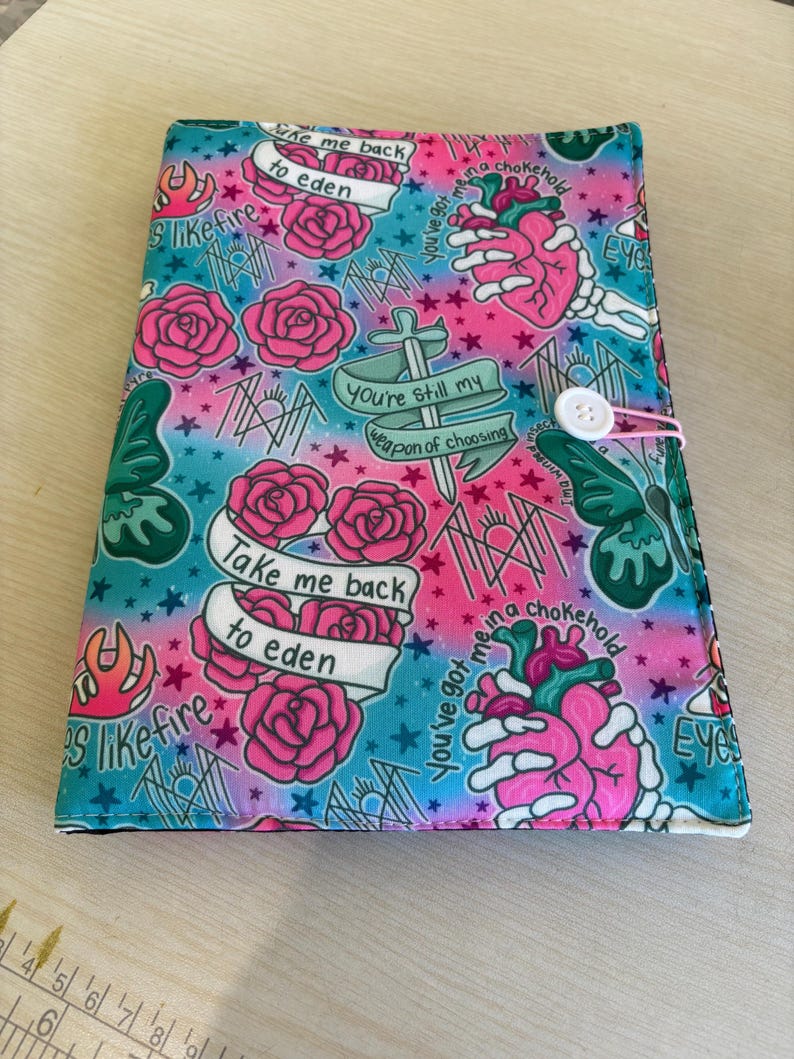 Arcadia doodle bookish book sleeve book jacket booksleeve