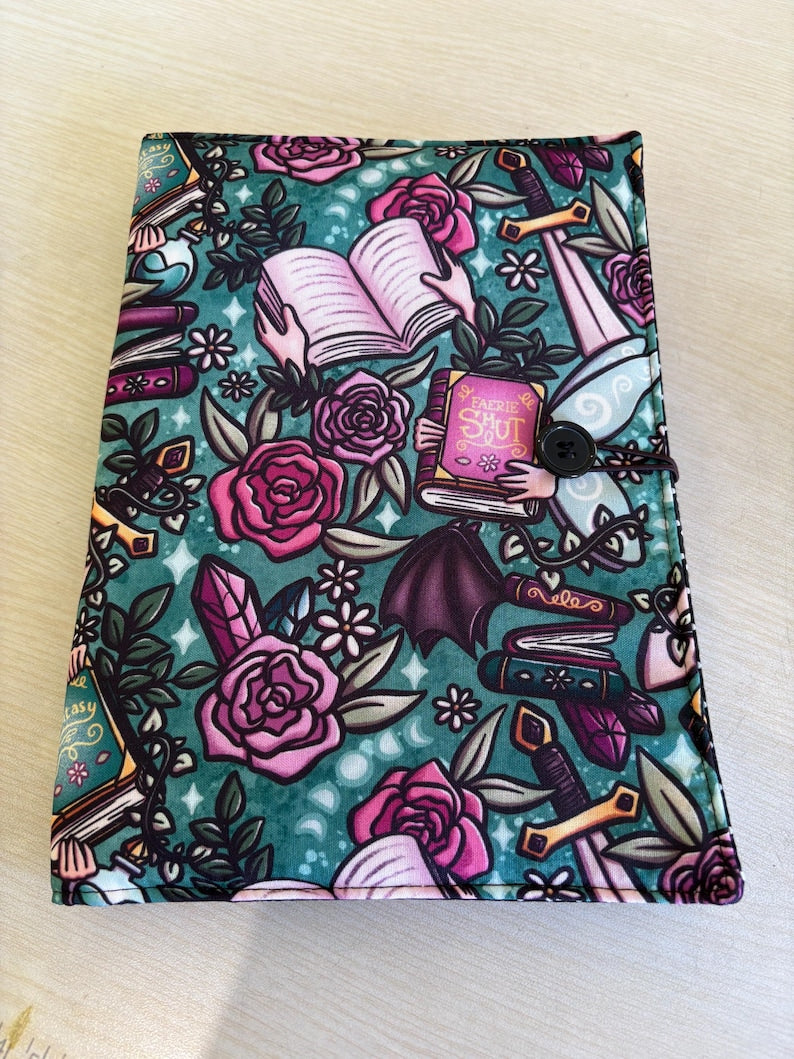 Fae faerie smut bookish book sleeve book jacket booksleeve