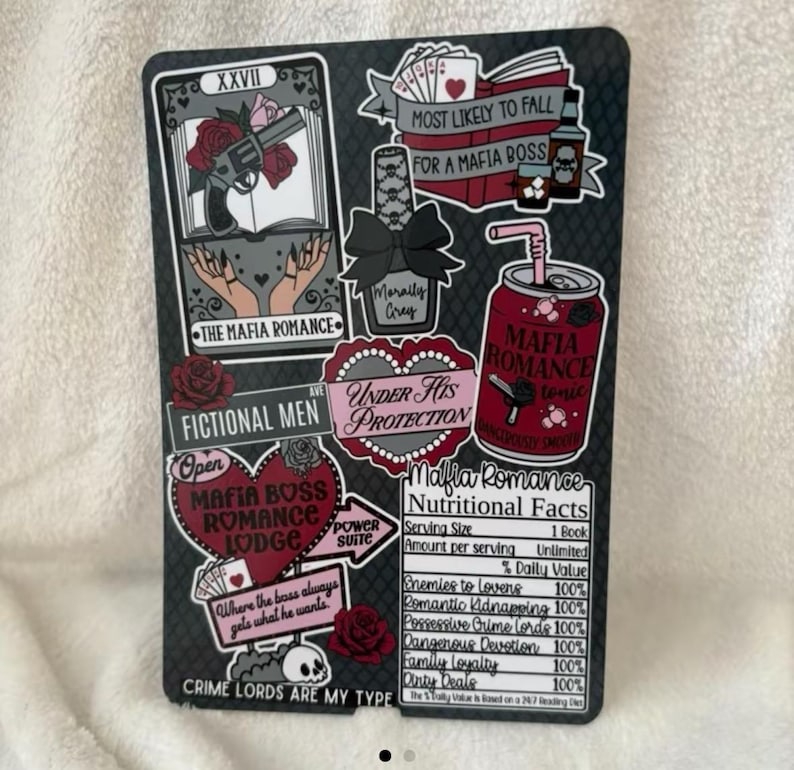 Mafia Lover kindle insert for clear case