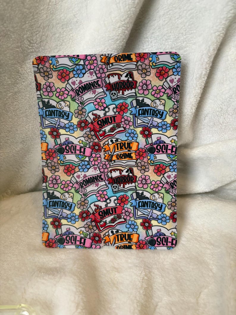 Rainbow genres kindle insert for clear case